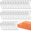 100 Clips Pared Acero Inox Sin Taladro para Coronas Luces