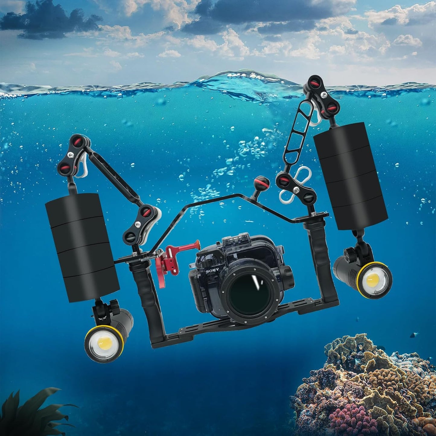 Kit flotación brazos ultraligero para mar