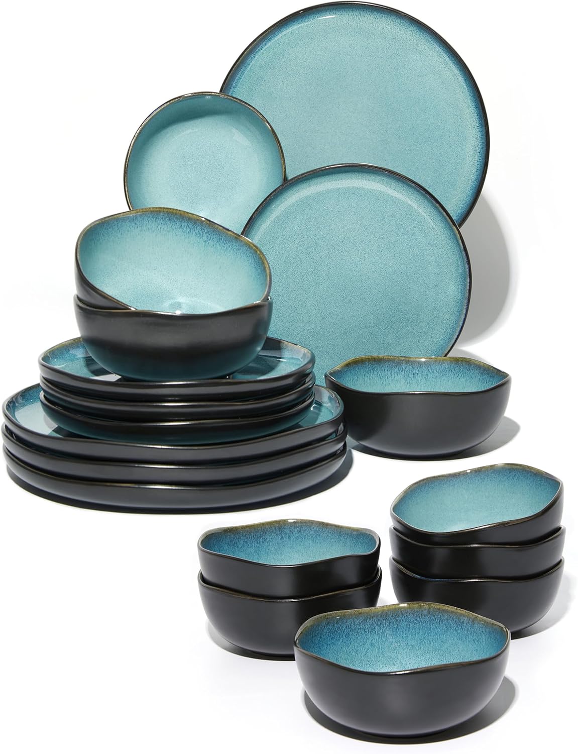 Set 18 Pzas Mesa Verde Negro