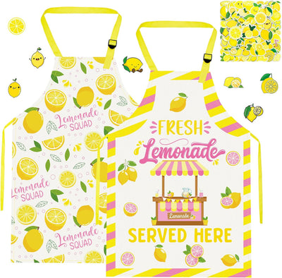 Delantal de cocina para niños con soporte de limonada