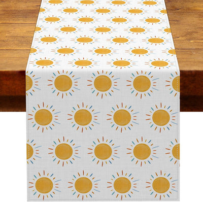 Camino mesa Boho Sunshine decoración bebé verano cumpleaños