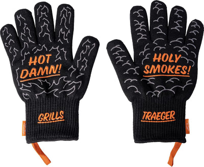 Guantes horno Traeger con agarre silicona para barbacoa
