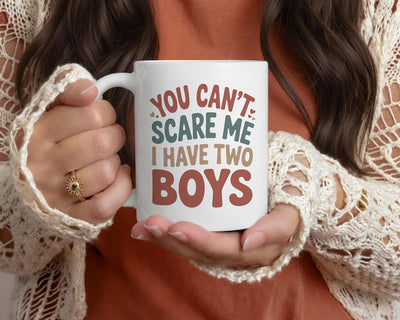Taza divertida para mamá de 2 niños Casitika 11 oz