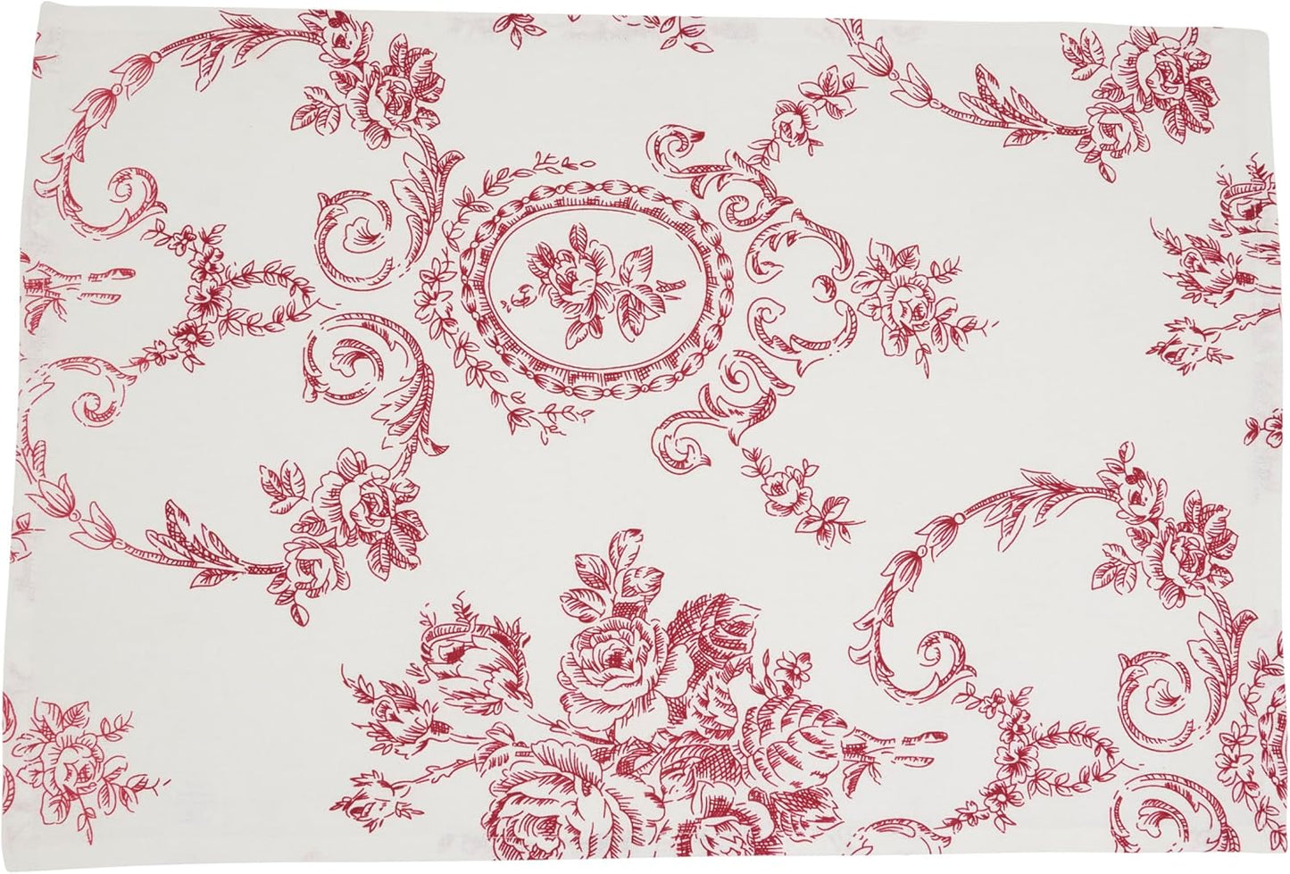 Planchas de mesa vintage floral set 4 14x20pulg