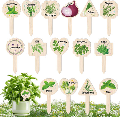 Etiquetas para plantas jardín impermeables 15 pzas