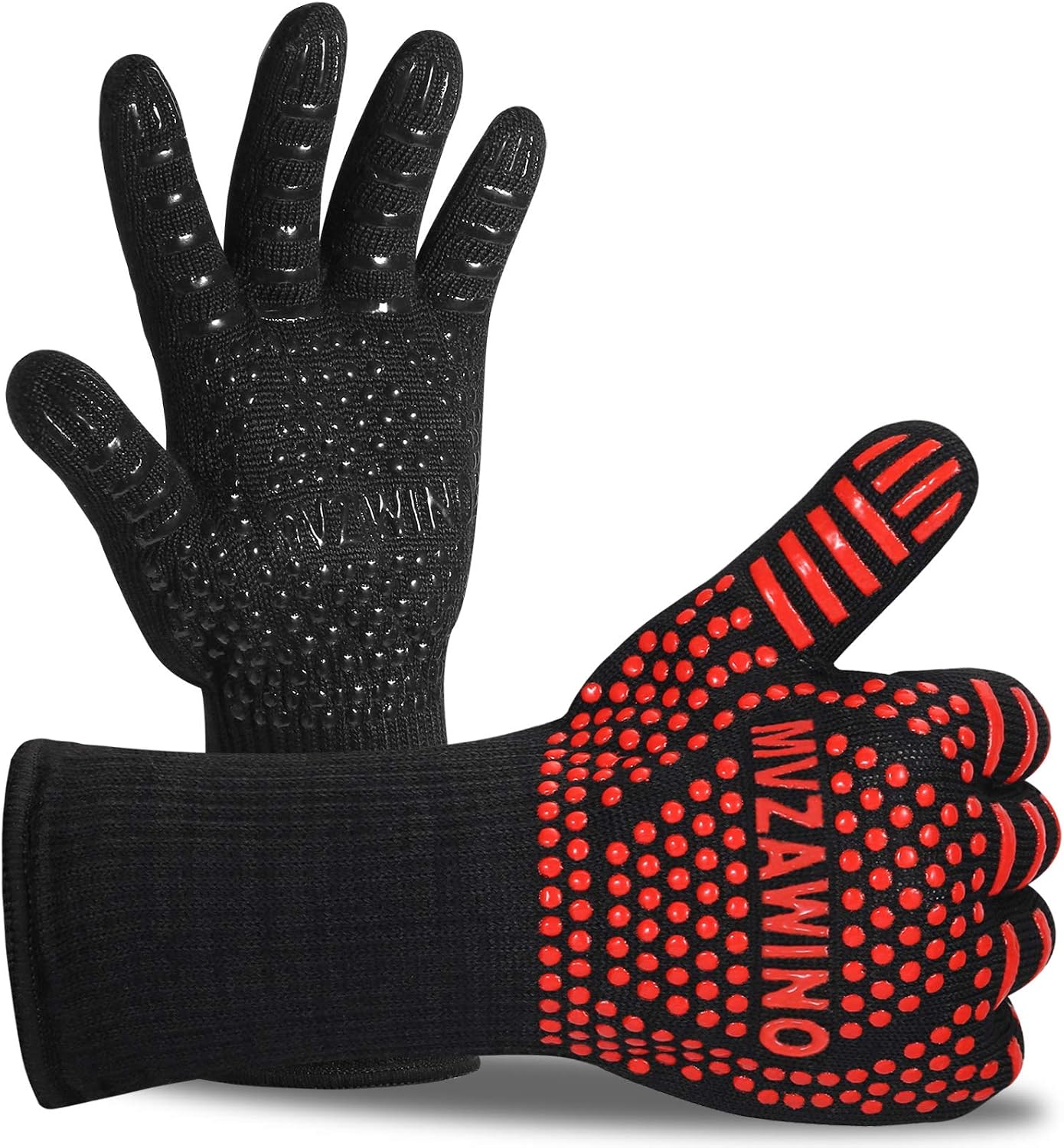 Guantes BBQ resistentes a 1472°F con agarraderas duraderas
