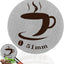 3 Pack Pantalla Disco Espresso 2.008pulg Reutilizable 150μm