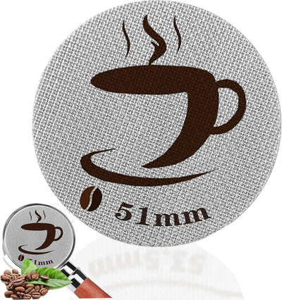 3 Pack Pantalla Disco Espresso 2.008pulg Reutilizable 150μm