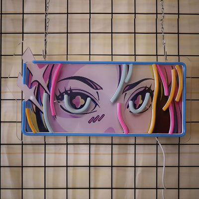 Luz LED neón arte pop girl para bar garaje sala juegos