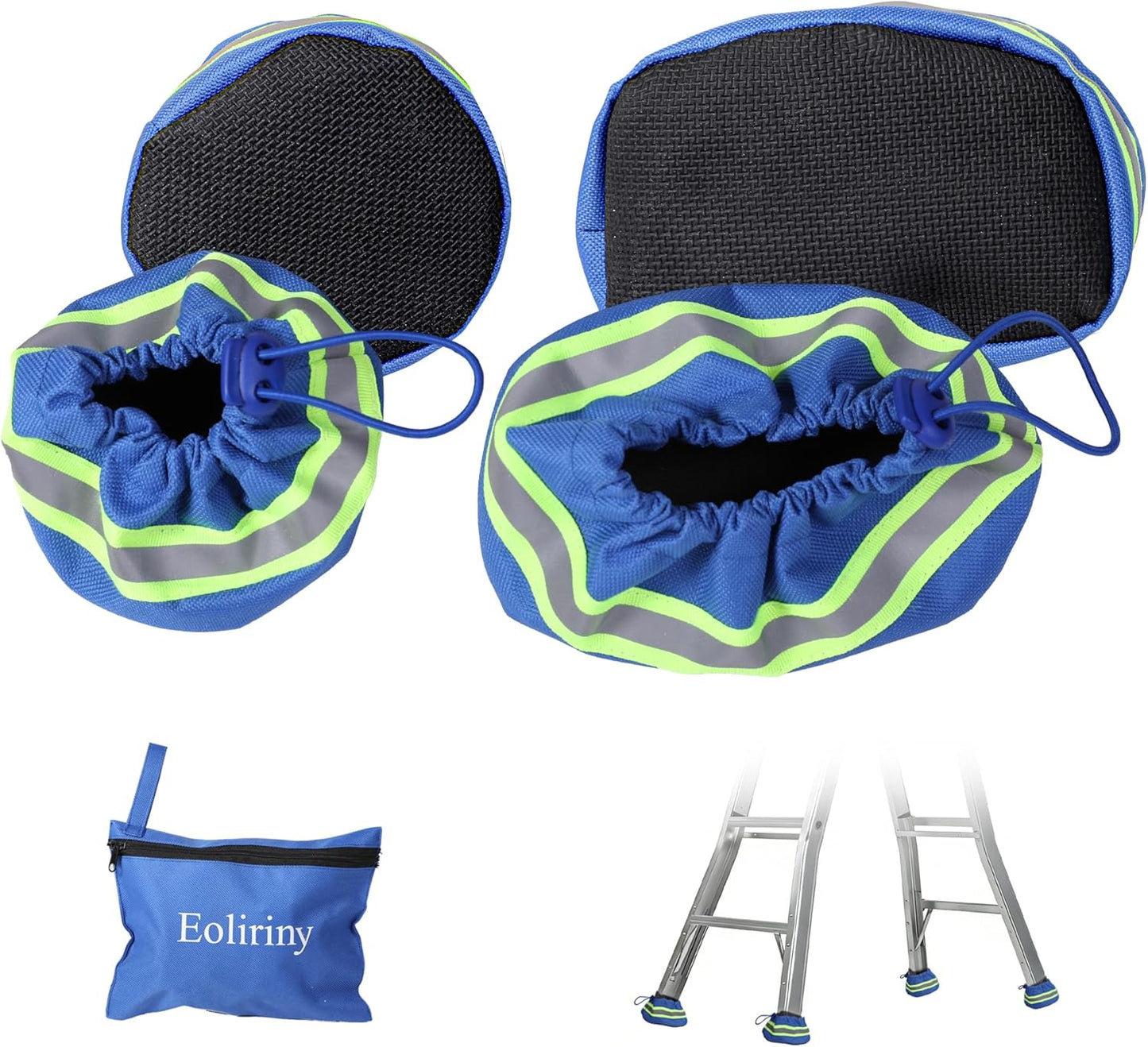 Set 4 Botas Seguridad Escaleras Goma Antiderrap