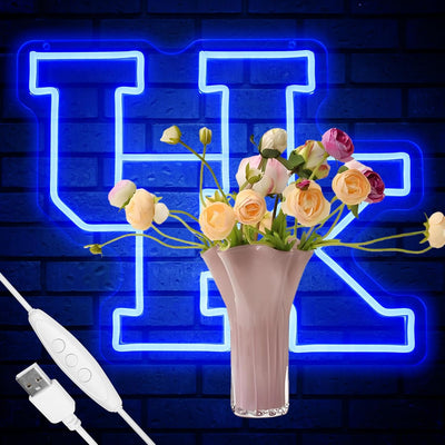 Señal neón LED universitario baloncesto regulable decoración