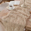 Camino mesa gasa beige set 3 120pulg para comedor boda