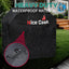 Cubierta parrilla gas 600D impermeable con correas ajustables