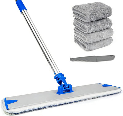 Trapeador microfibra 18pulg acero inox pisos madera dura