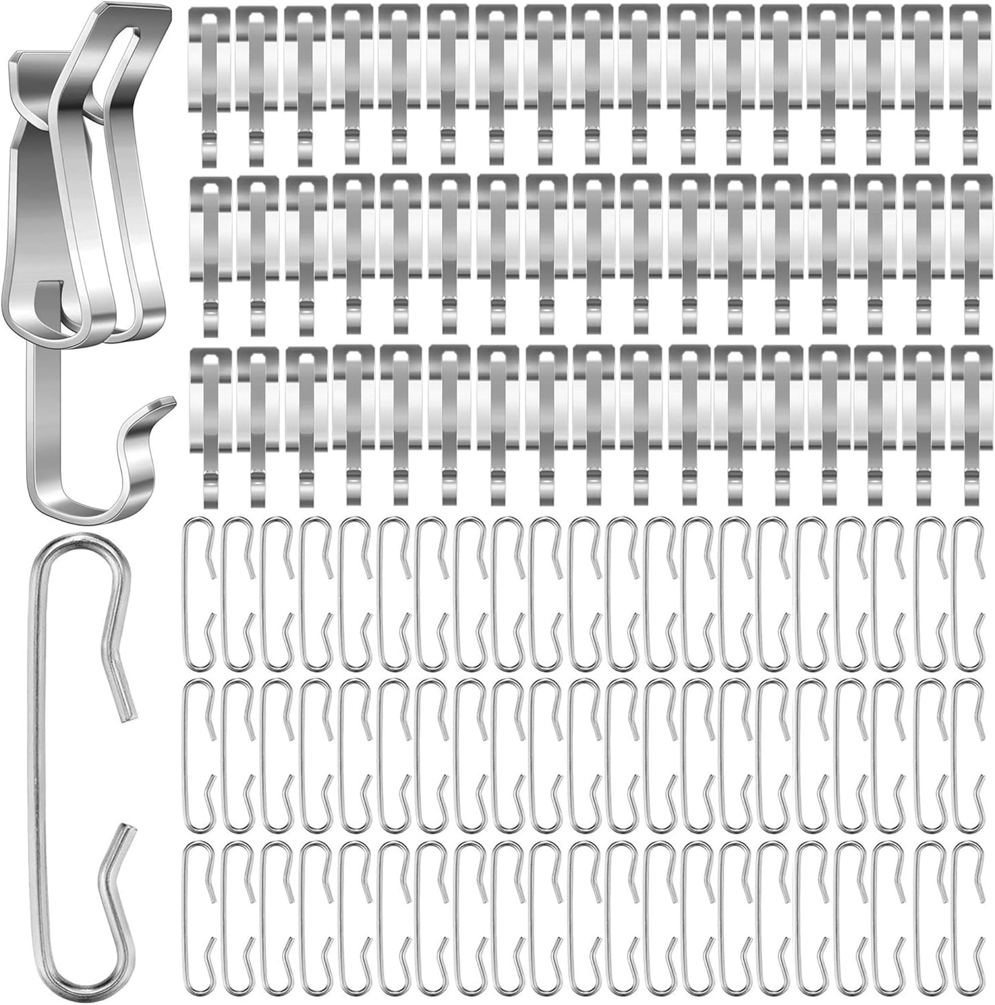Kit 180 Pzas Clips Techo Cable Espaciadores Al Aire Libre