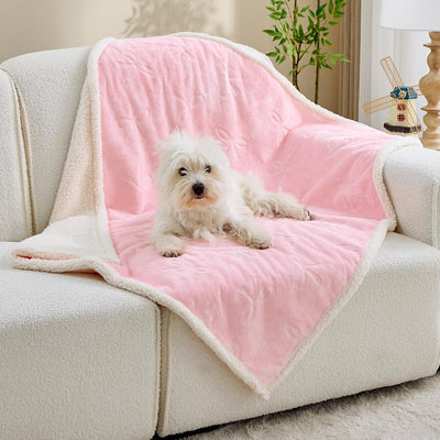 Manta impermeable para gatos con forro polar 25x30