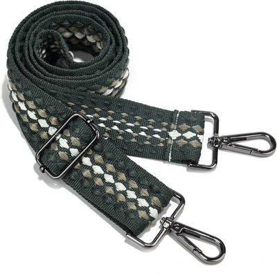 Correa ajustable para bolsa cruzada metal plomizo