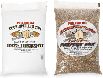 Gránulos madera ahumar parrilla nogal cereza arce manzana 40lb