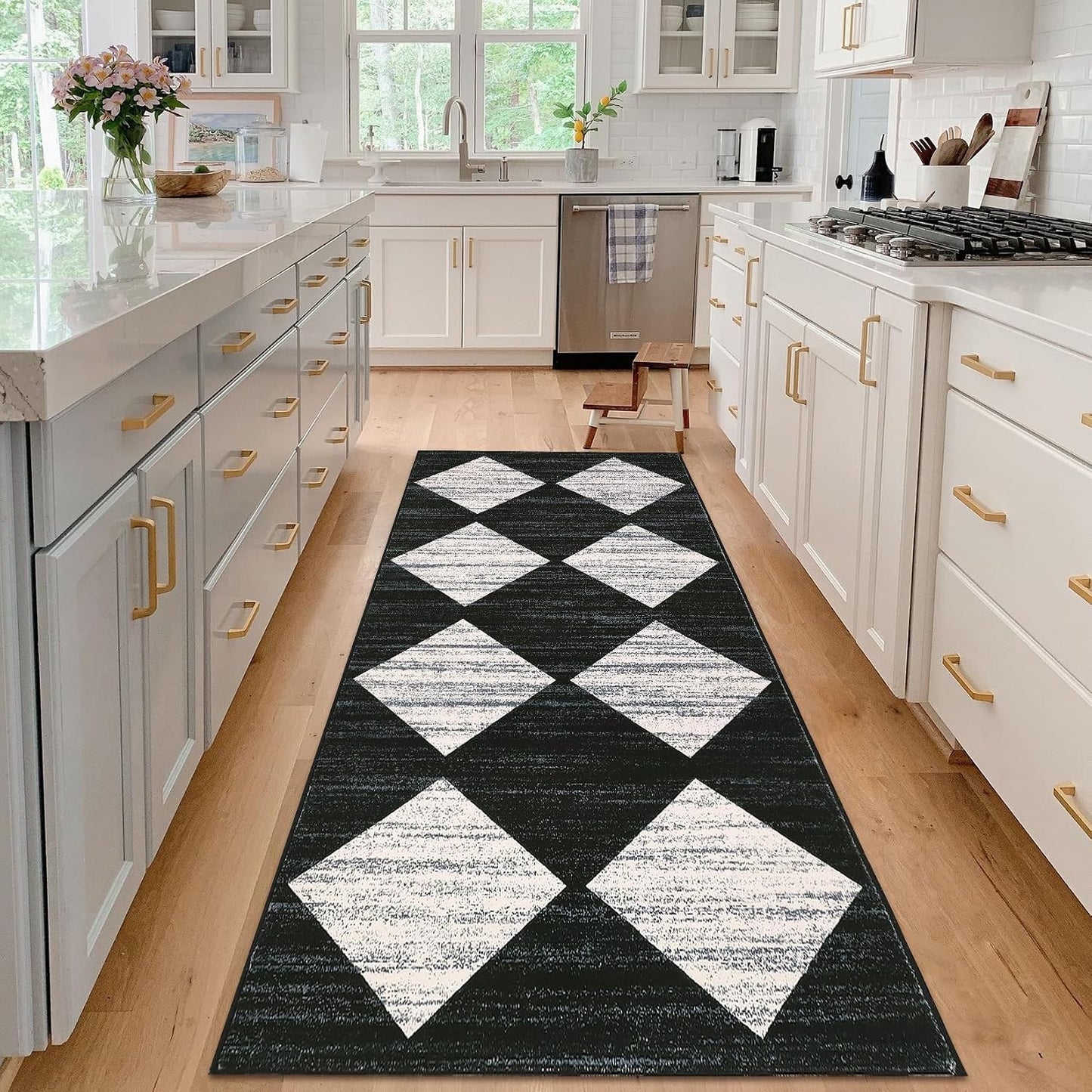 Alfombra lavable 2x6ft antideslizante cocina pasillo