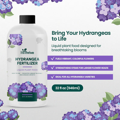 Fertilizante hortensias 32oz 32gal liquido para plantas interiores