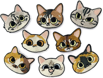 8 imanes gato para nevera taquilla pizarra decoración