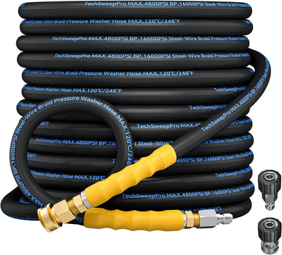 Manguera presión 3/8pulg 4800PSI 50ft agua fría y caliente