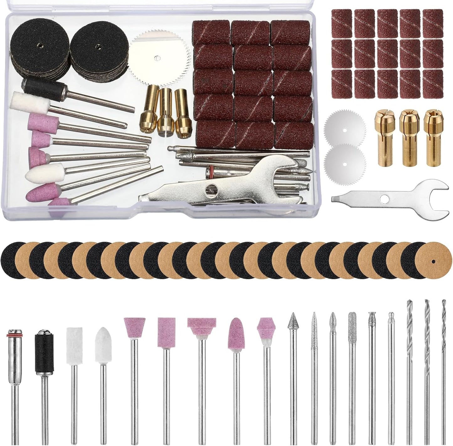 Set 69 Brocas Lijado Vástago 1.0/1.6pulg Universal Carpintería
