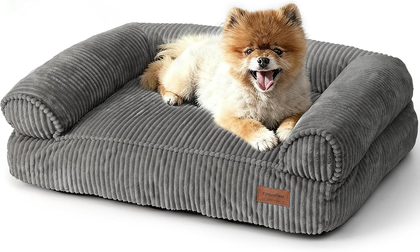 Cama perro mediano mullida con funda TPU para gatos