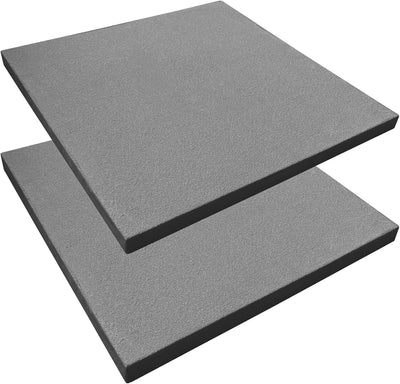Cubierta fibra vidrio 24x24pulg paquete 2 hojas moldeadas FRP