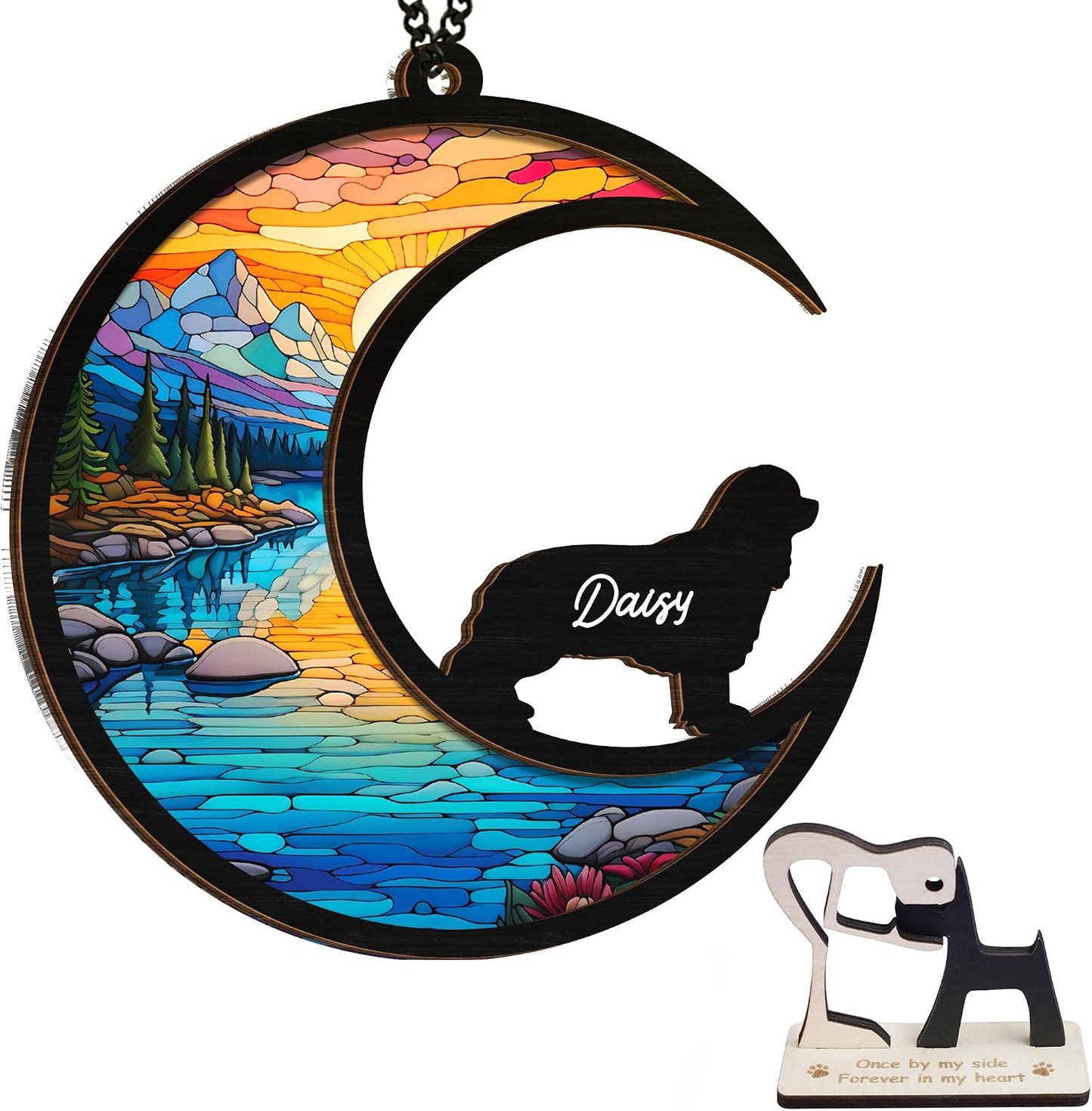Adorno personalizado para atrapasoles Cavalier King Charles Spaniel