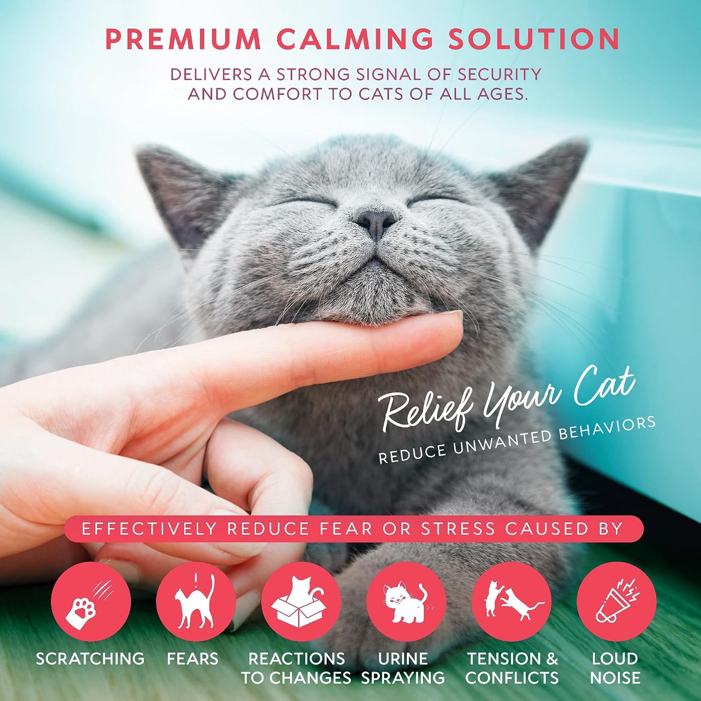 Difusor feromonas calmante para gatos enchufable menta