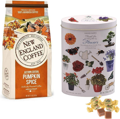 Café de otoño New England Coffee con sabor calabaza y canela