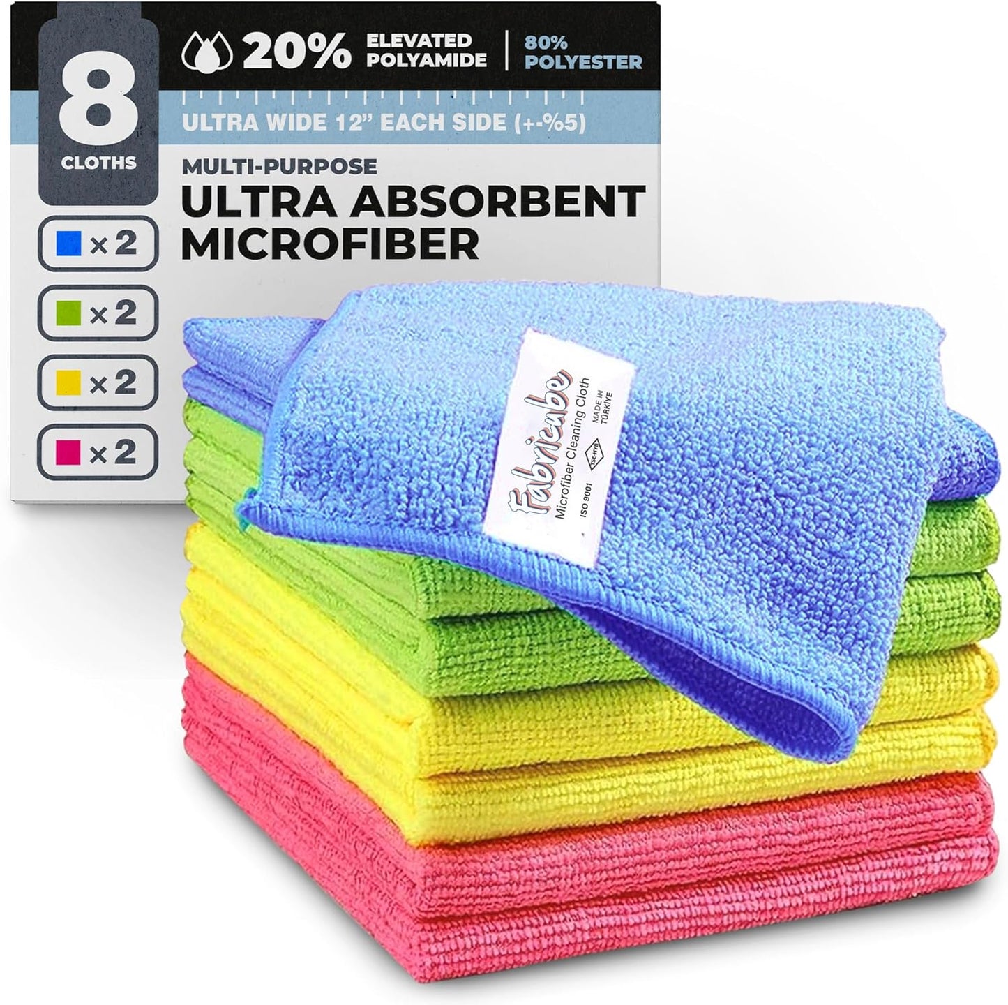 Paño microfibra turca 4 colores para cocina y hogar