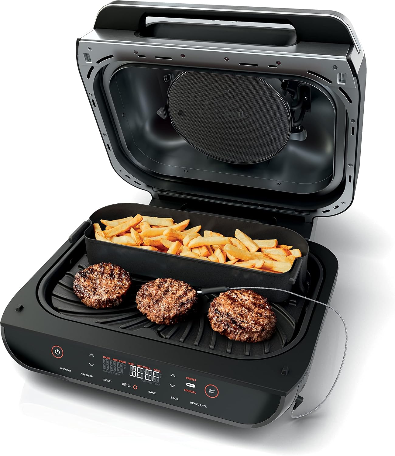 Cesta combinada para verduras Ninja FG500 2qt Negro