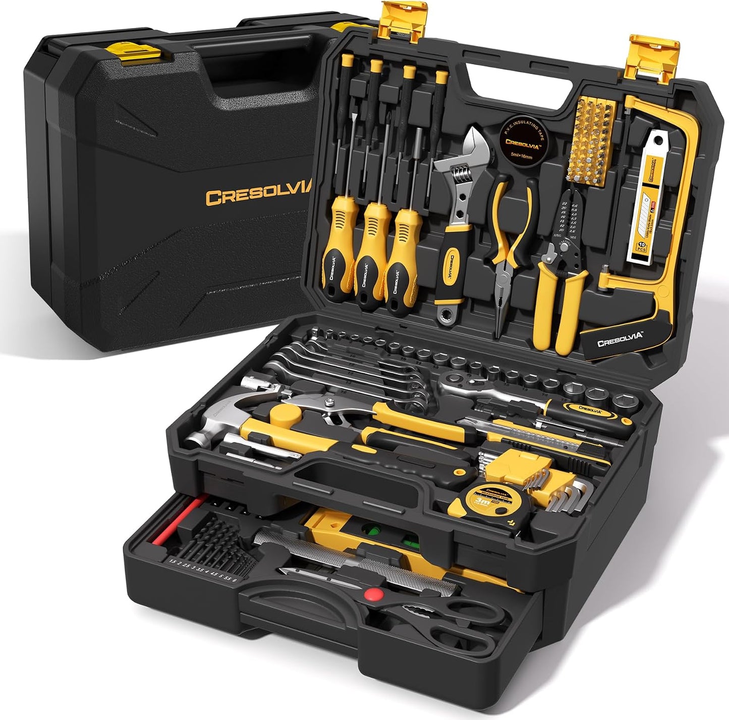 Set 339 Pzas Kit Herramientas Hogar Auto Caja Mano Básico
