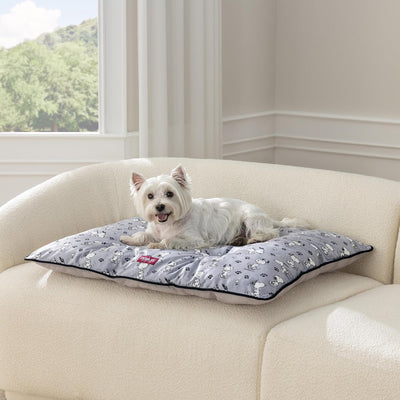 Cama cuadrada para perro forro polar suave antideslizante