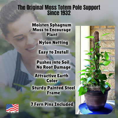 Soporte plantas 24pulg marrón