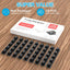 120 Clips Cable Pequeños Negros