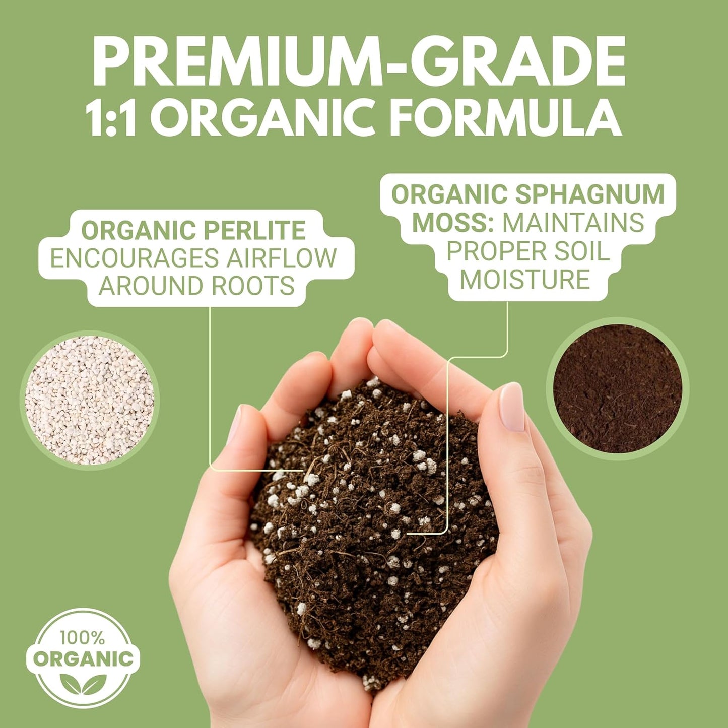 Suelo para plantas carnívoras 1qt turba musgo perlita