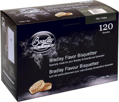 Bisquettes parrilla barbacoa mezcla roble 120 pzas
