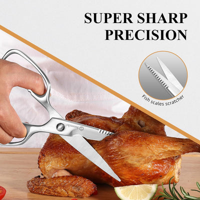 Tijeras de cocina Sunnecko 8.5 pulgadas con set de 3 piezas