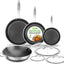 Set 7 Pzas Utensilios Cocina Acero Inox Antiadherente DAKIN