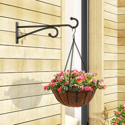 Gancho para plantas colgantes 10pulg interiores exteriores