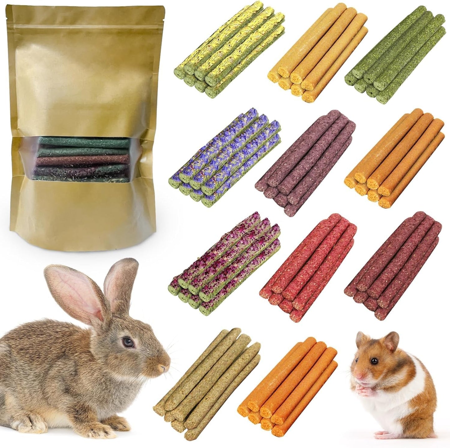 Juguetes para conejos naturales para enriquecimiento