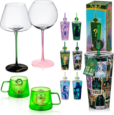 Juego copas vino 18oz tazas Ozpresso 8oz vaso caja ciega 16oz