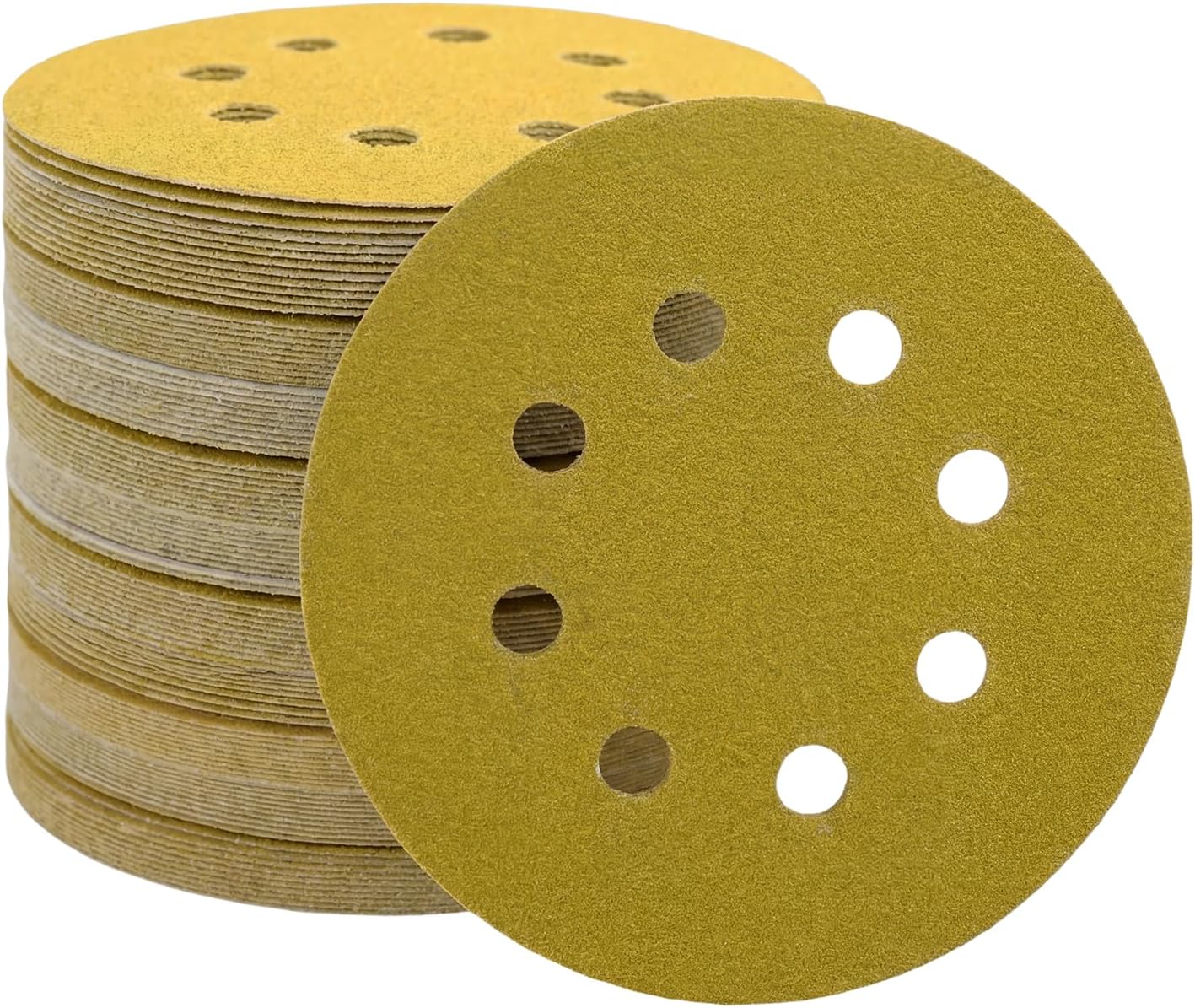 50 Discos Lija 5pulg 120grano para Madera Metal