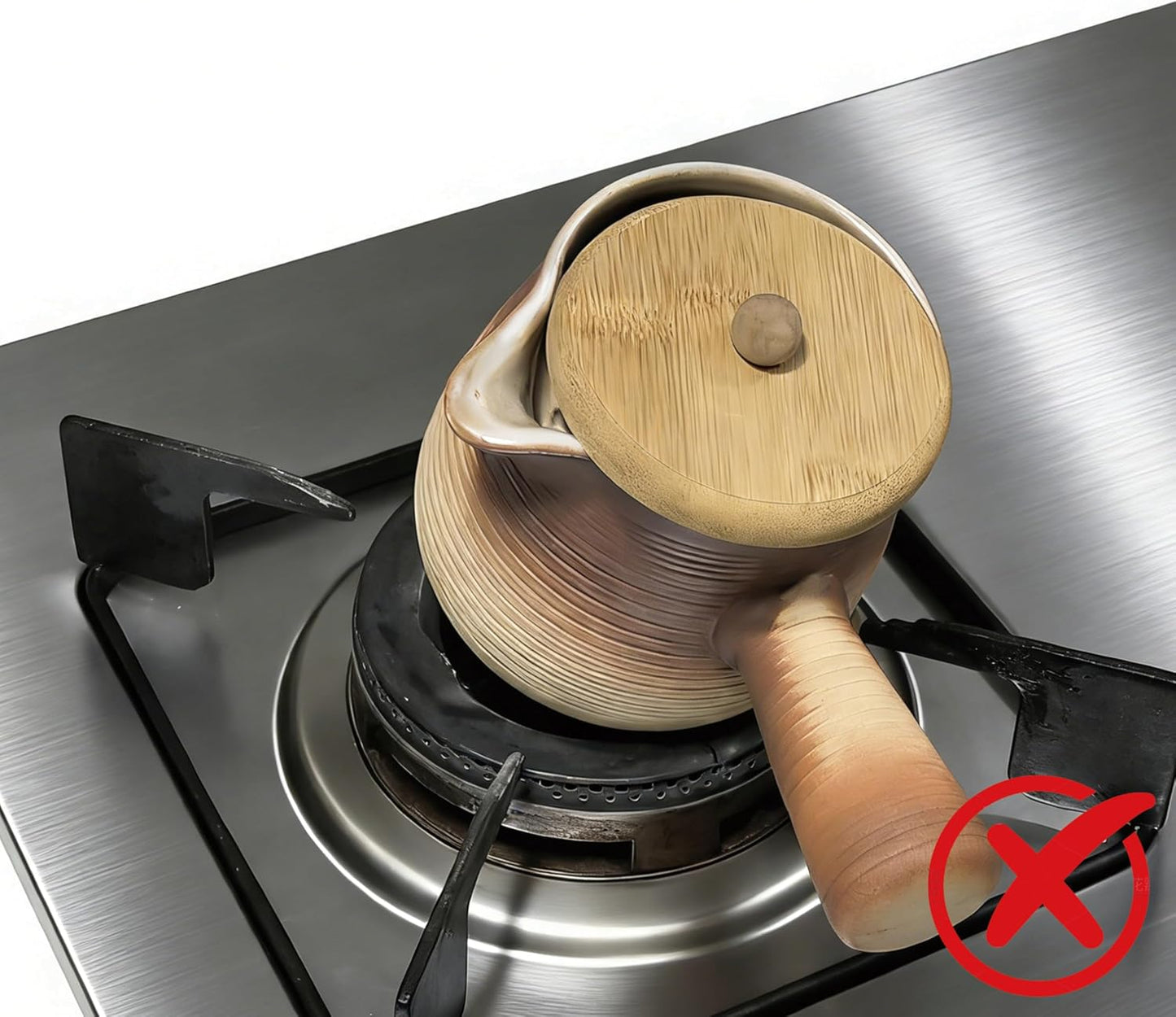 Reductor anillo gas plancha antideslizante para estufa