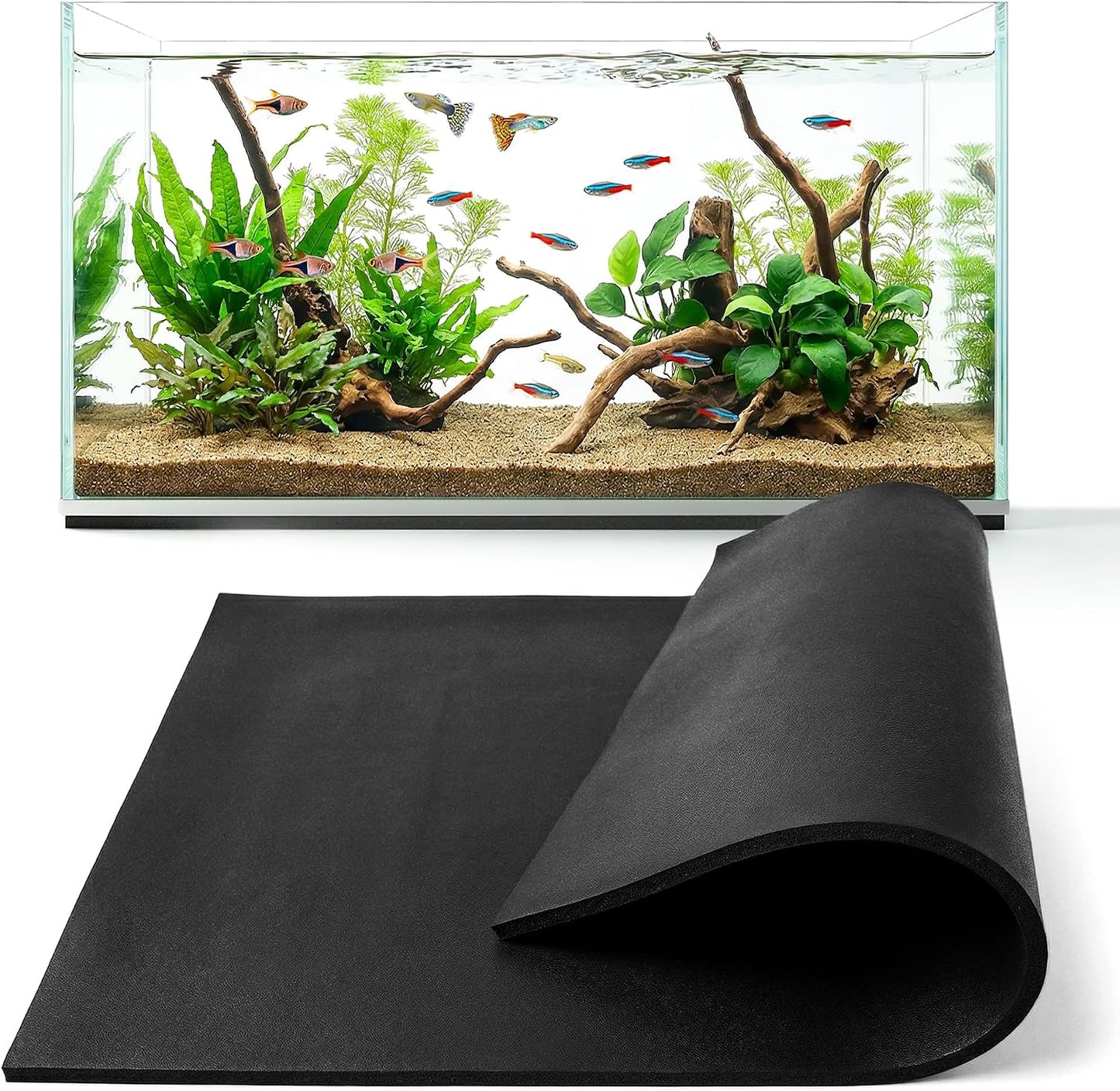 Alfombrilla acuario 6gal 15.7x13pulg impermeable