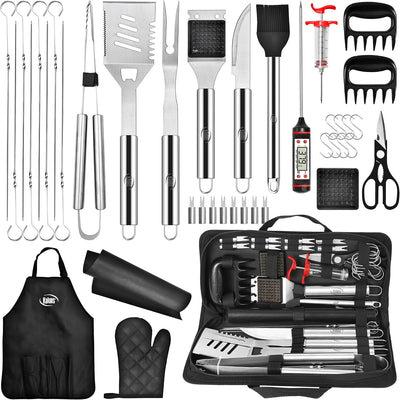 Juego 40 Pzas Accesorios Parrilla Acero Inox