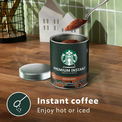 Café instantáneo Starbucks tostado medio 3.17oz set 2